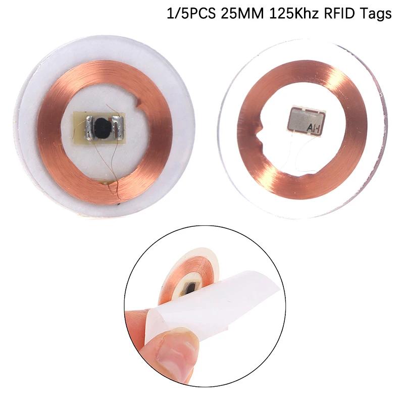 RFID  ID ī   ƼĿ,  ī 羲   , 25mm 125Khz ±, TK4100, 1/5PCs